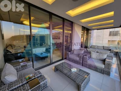 Furnished 280 m2 apartment +open mountain/sea view for sale in Rabweh
