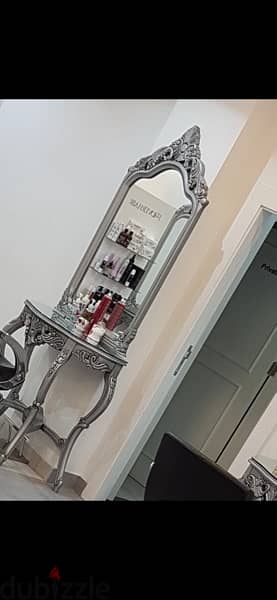 Console and mirror set 1