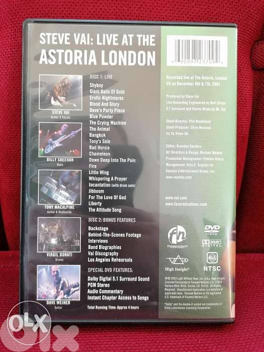 Steve Vai - Live at The Astoria London - Double DVD 1