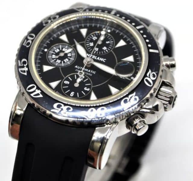Montblanc watch Meisterstück Automatic black 1