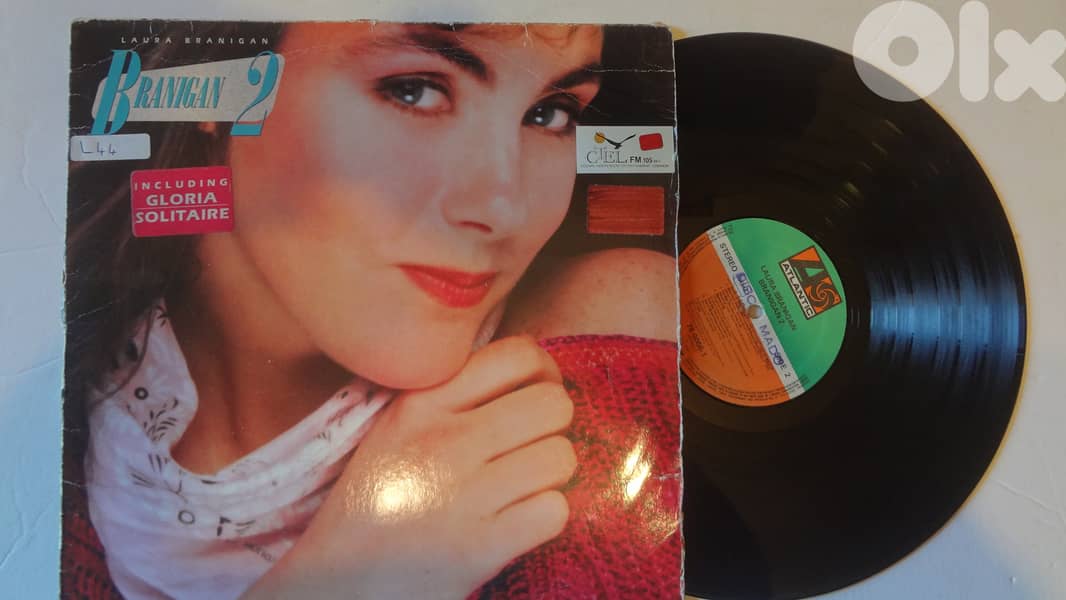 Laura Branigan  Branigan 2 album vinyl Atlantic vg 0