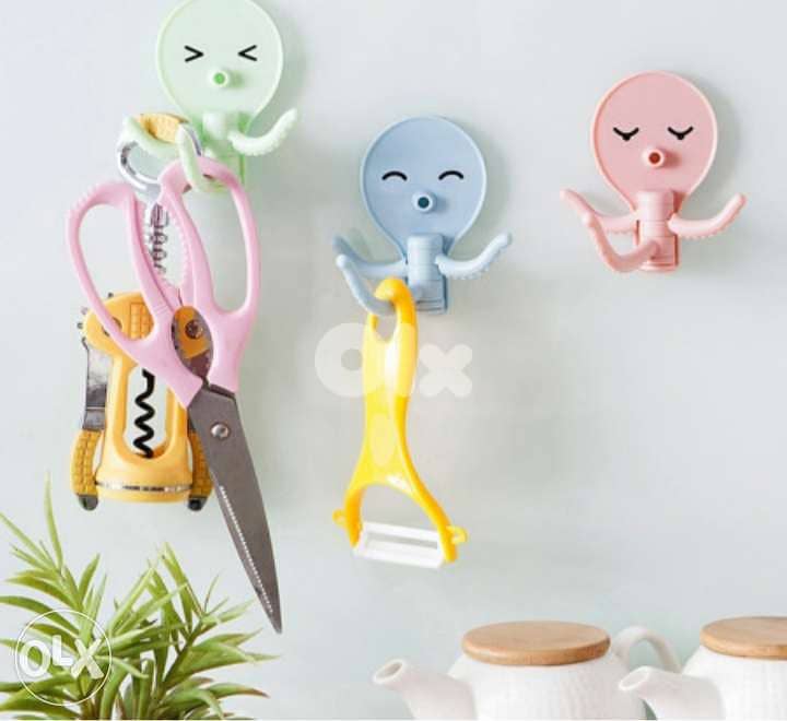 Strong adhesive octopus shape hooks 0