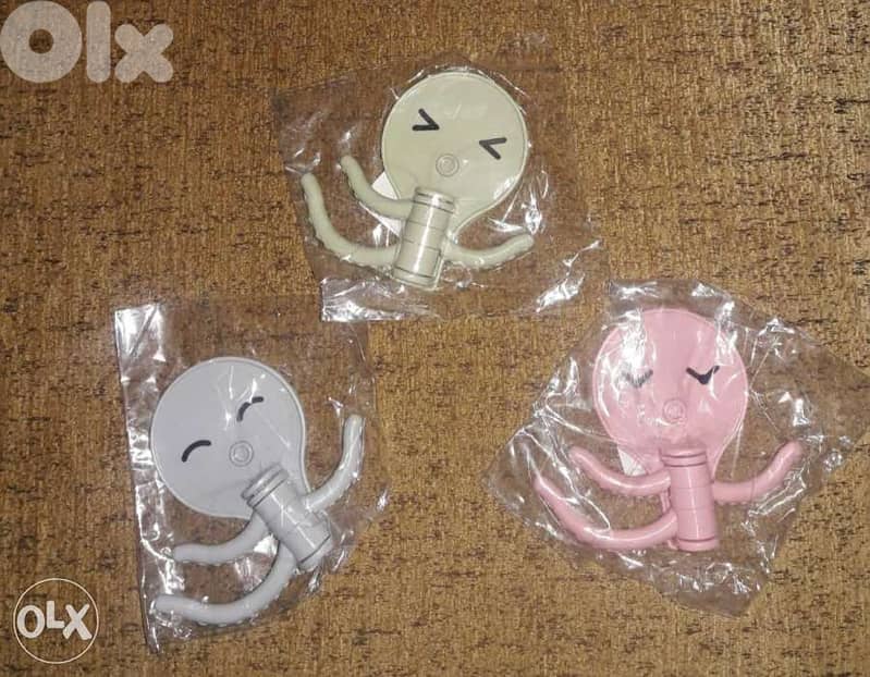 Strong adhesive octopus shape hooks 3