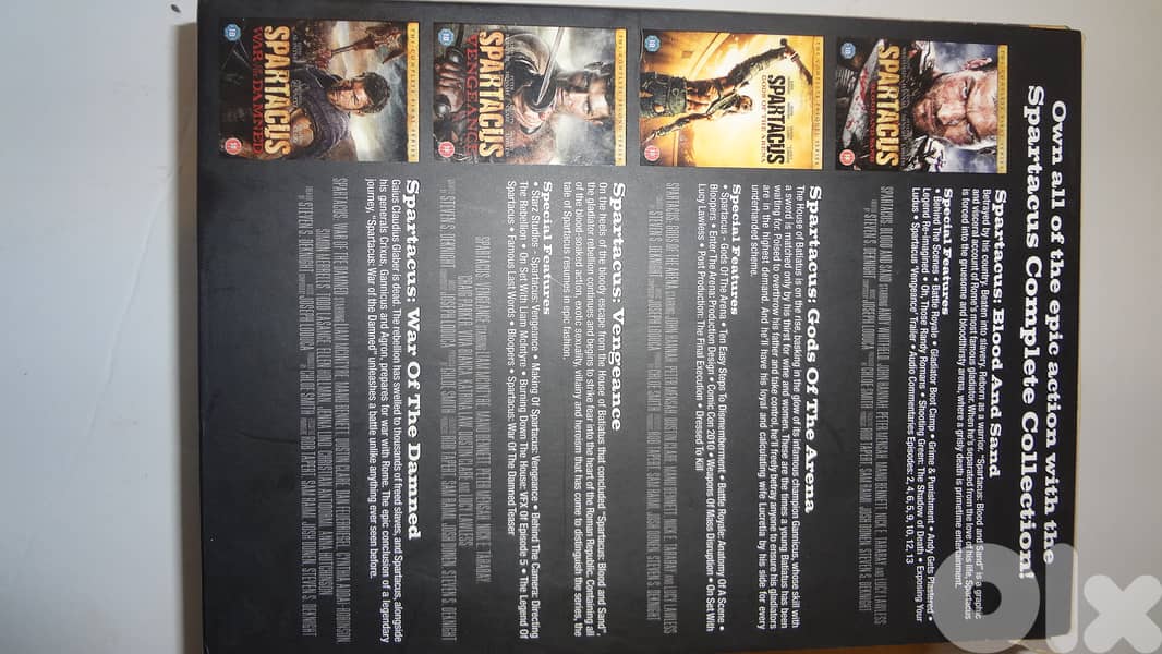 Spartacus complete collection on original 14 dvds set 2