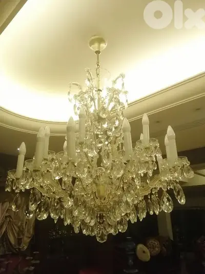 chandelier lamp crystal Marie Therese bohemian original
