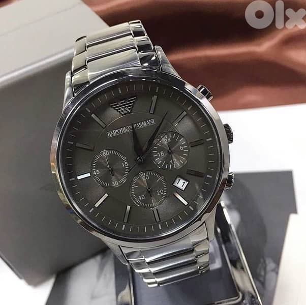 Original Emporio Armani Dark Grey Fancy watch for men 1