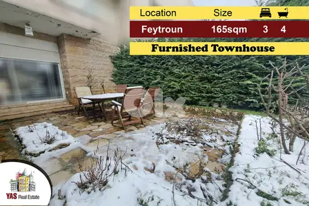 Feytroun 165m2 | 40m2 Terrace | Furnished Townhouse | Rarely Used |DA