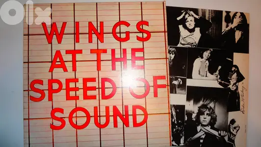 Wings at the speed of sound vinyl album media & cover vg