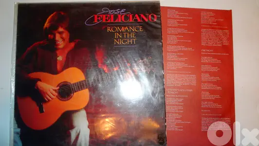 Jose Feliciano "romance in the night" vinyl album media & cover vg