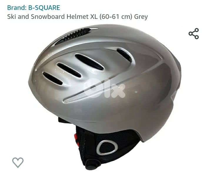 B-Square Ski Helmet ( made in Germany)/ 4$ delivery 1