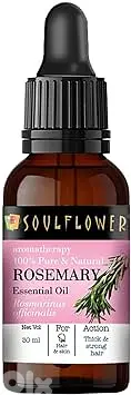 SOULFLOWER ORGANIC ROSEMARY OIL FOR HAIR GROWTH, HAIRFALL CONTROL & SC