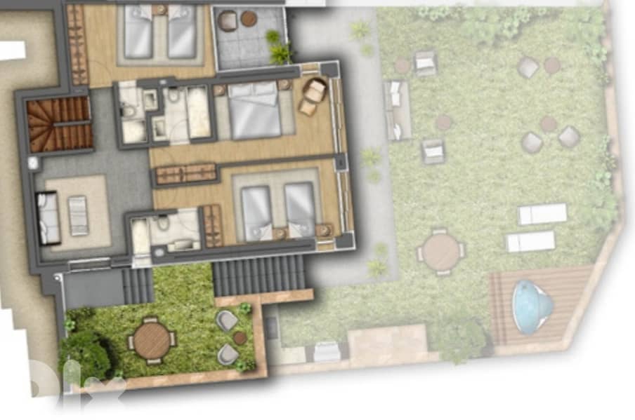 Chalet for sale in Faqra club/ Garden/ View 3