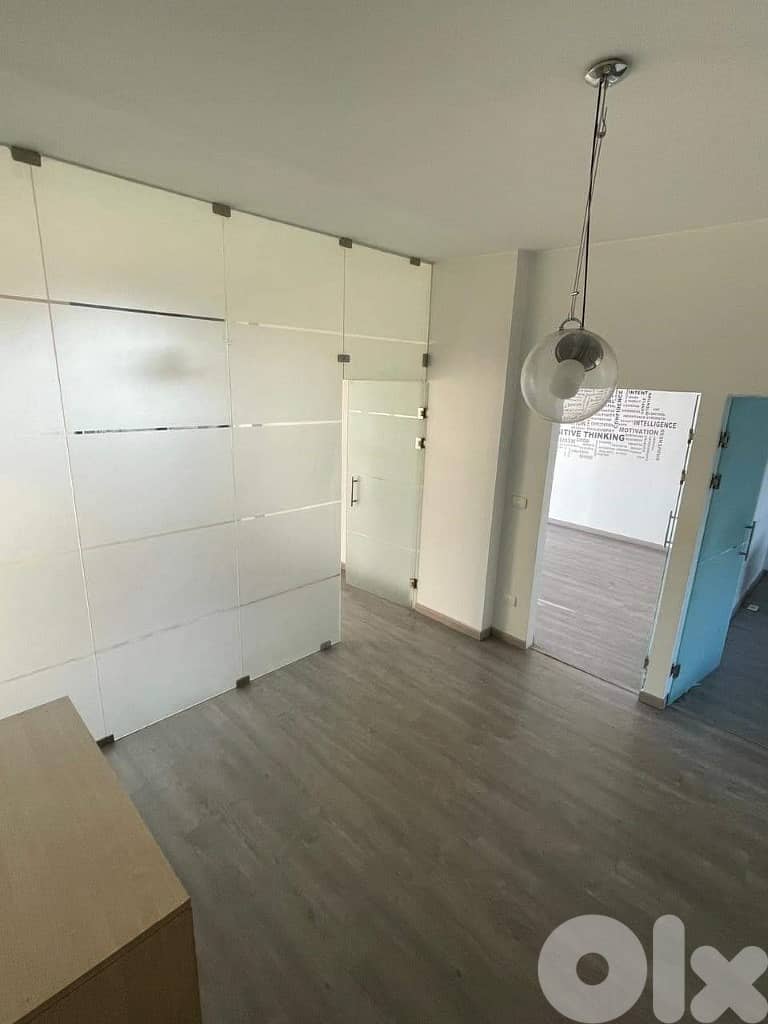 100 Sqm | Fully renovated office for rent in Jdeideh / Nahr el Mot 0