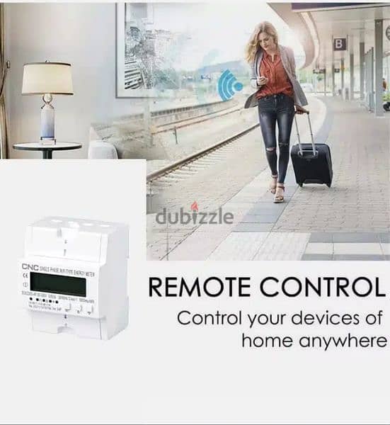 SMART WIFI ENERGY ENERGY METER AND PROTECTOR 60A Solar Home Automation 0