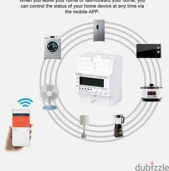SMART WIFI ENERGY ENERGY METER AND PROTECTOR 60A Solar Home Automation 2