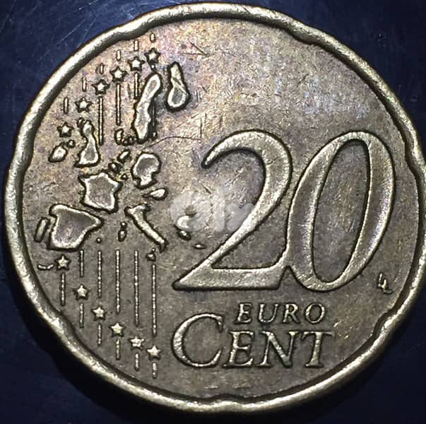 error 20 euro cent creek coin 2002 1