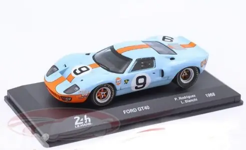 Ford GT40 (Le Mans 24h 1968) diecast car model 1;43.