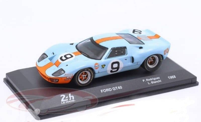 Ford GT40 (Le Mans 24h 1968) diecast car model 1;43. 0