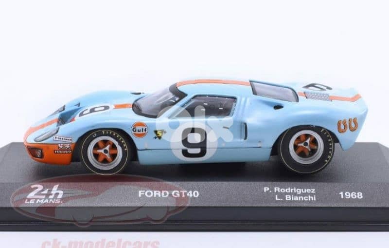 Ford GT40 (Le Mans 24h 1968) diecast car model 1;43. 2