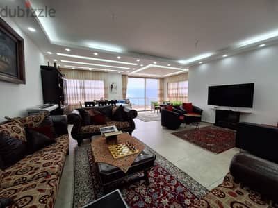 L14470-Spacious Furnished Apartment With A Seaview for Sale In Halat