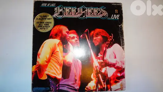 Bee Gees "here at last. . . " live double vinyl album gatefold