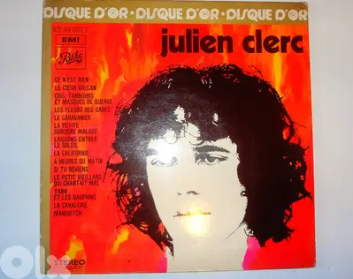 Julien Clerc disque d or gatefold vinyl