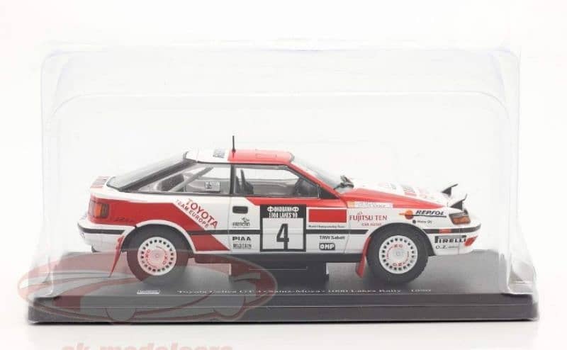 Toyota Celica GT-4 (Rally Finland 1990) diecast car model 1:24 5