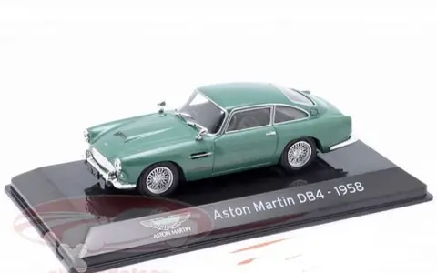 Aston Martin DB4 1958 diecast car model 1;43.