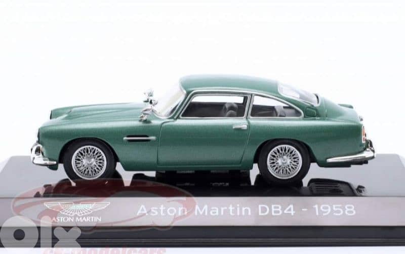 Aston Martin DB4 1958 diecast car model 1;43. 2