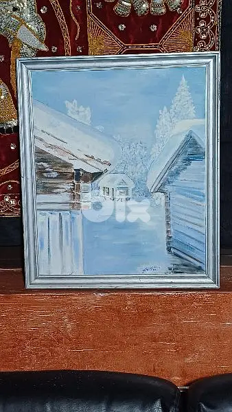 لوحة رسم زيتي اوروبية