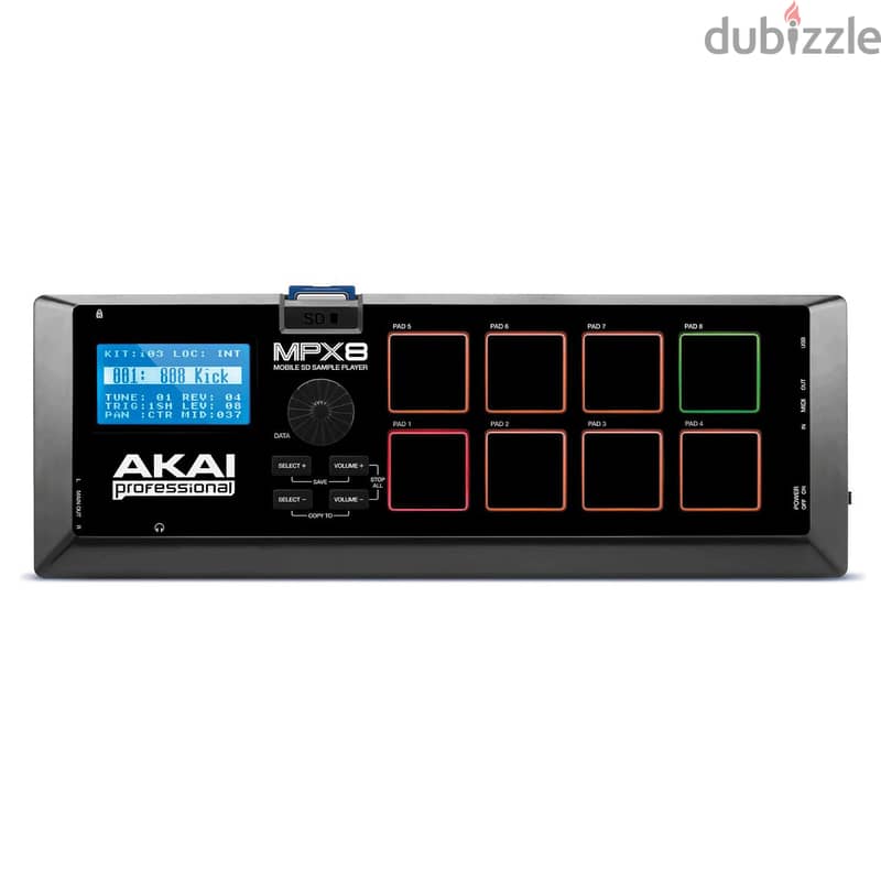 Akai MPX8 SD Sampler Pad Controller 0