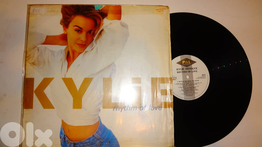 Kylie Minogue "Rhythm of love" album vinyl 0