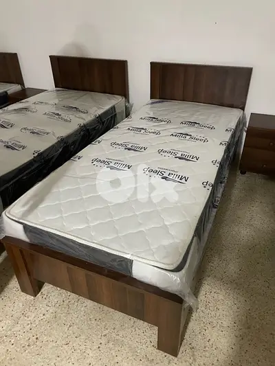 تختين مفرد مع فرش جديدة بافضل الاسعار من المعمل