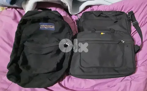 Back bags and laptops bags. شنطة حاسوب