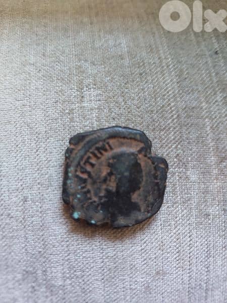Ancient Byzantine Coin for Emperor Justinian year 527 AD 0