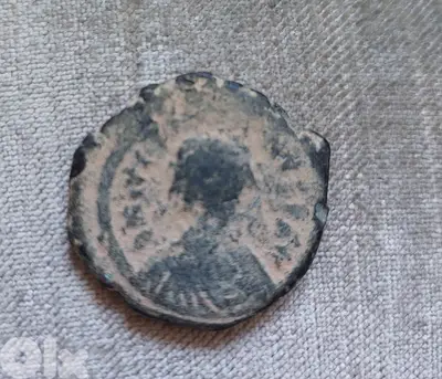 Ancient Eastern Roman coin for Emperor Anastasius I year 491 AD