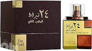 Lattafa 24 Carat Pure Gold Eau De Parfum For Unisex, 100ml