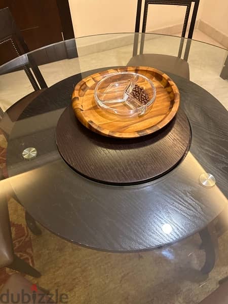 dining room ( round table, chairs & closet ) 2