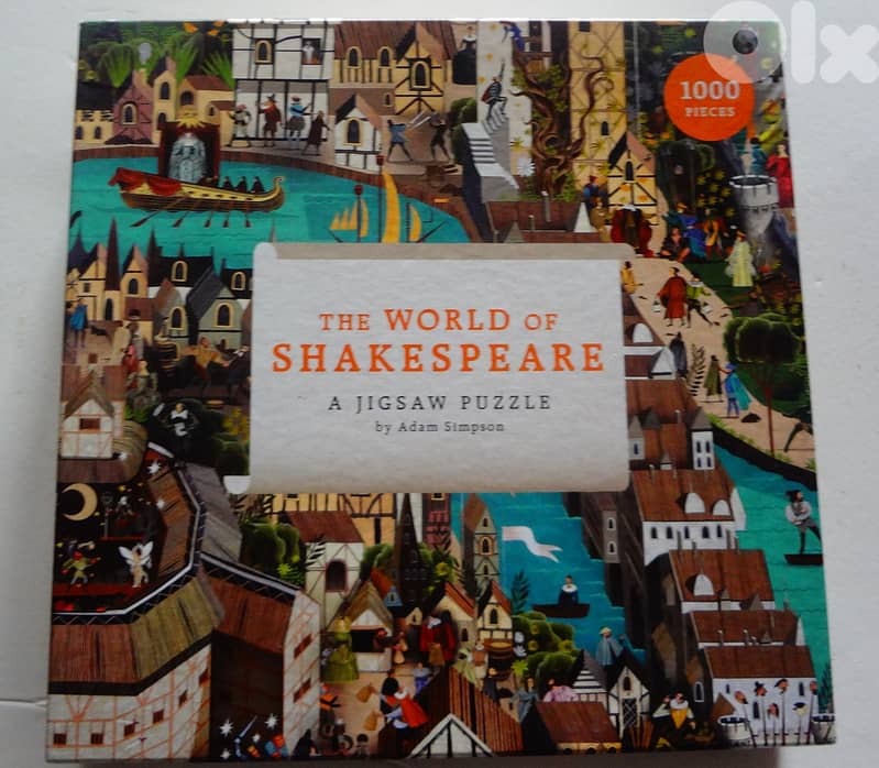 The World of Shakespeare 1000 Pieces  Jigsaw Puzzle Laurence King used 0