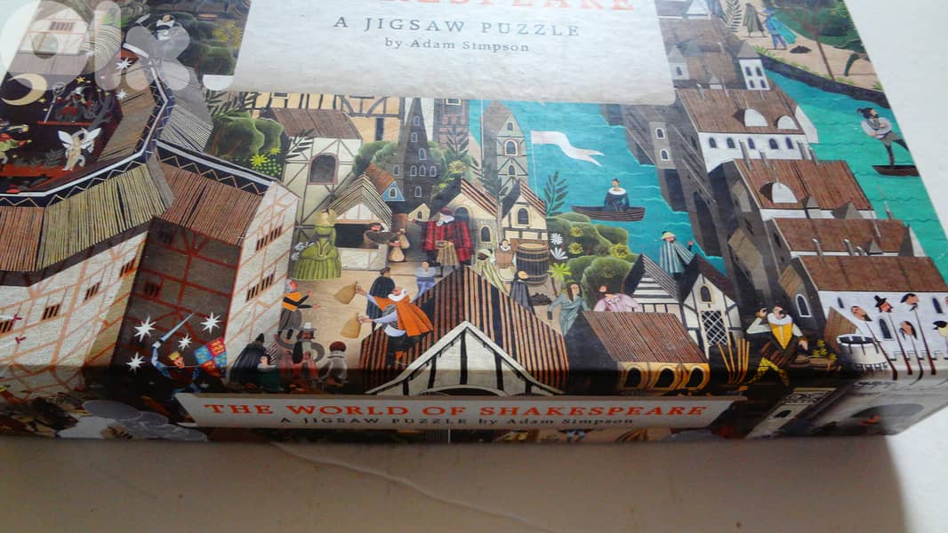 The World of Shakespeare 1000 Pieces  Jigsaw Puzzle Laurence King used 1