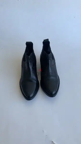 Zadig & Voltaire black genuine leather studded boots