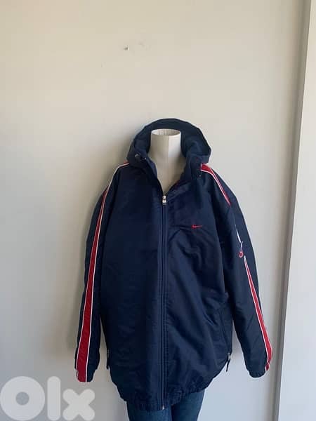 Nike navy and red jacket (fleece interior) 0
