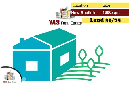 New Sheileh 1800m2 | Land | 30/75 | Prime Location | Unblockable View
