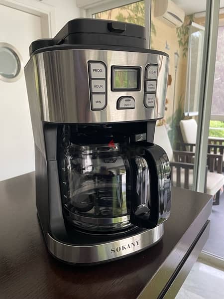 Bean to Cup with a timer clock 0
