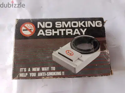 no smoking ashtray