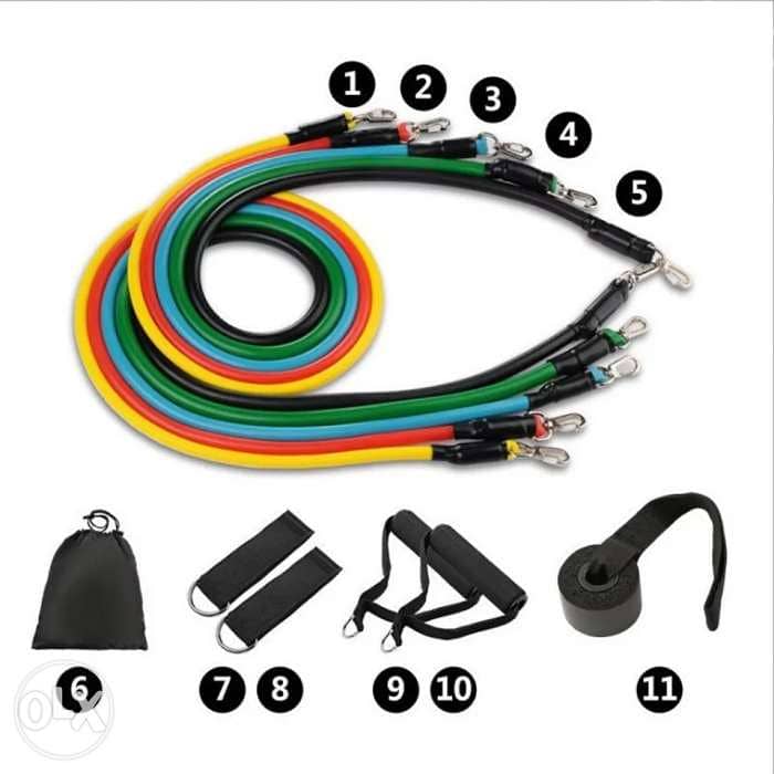Set high latex material Resistance Bands 1