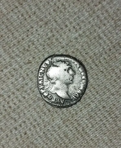 Trajan Roman   silver Denarius Ancient Roman coin 98 _117 AD