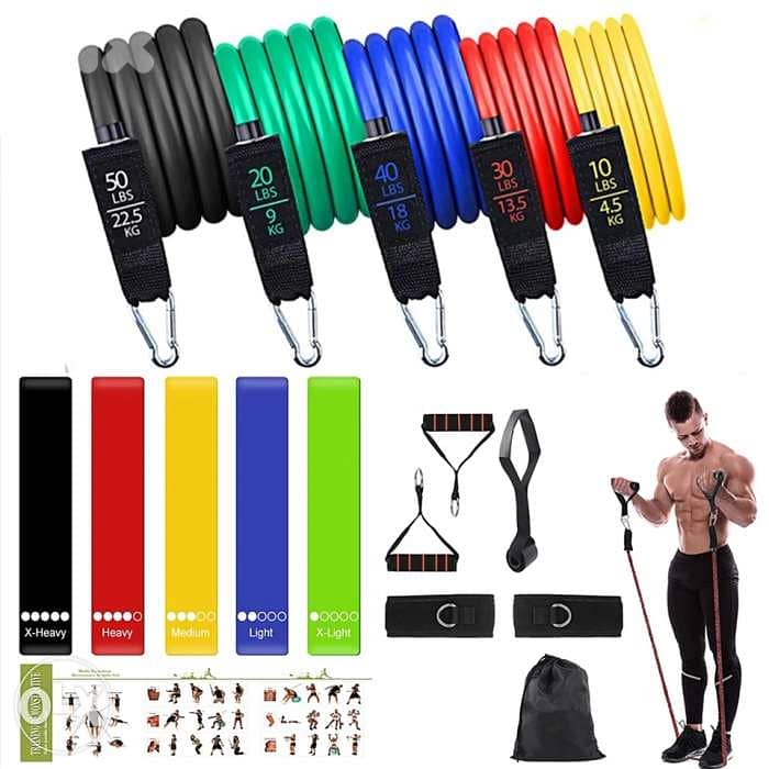 New offer two in one 16Pcs Elastic Resistance including set mini bands 0
