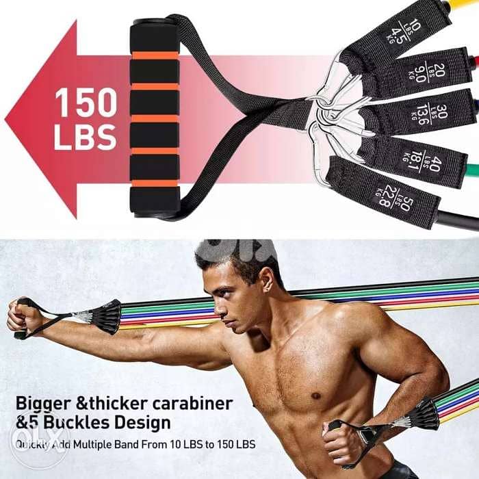 New offer two in one 16Pcs Elastic Resistance including set mini bands 1
