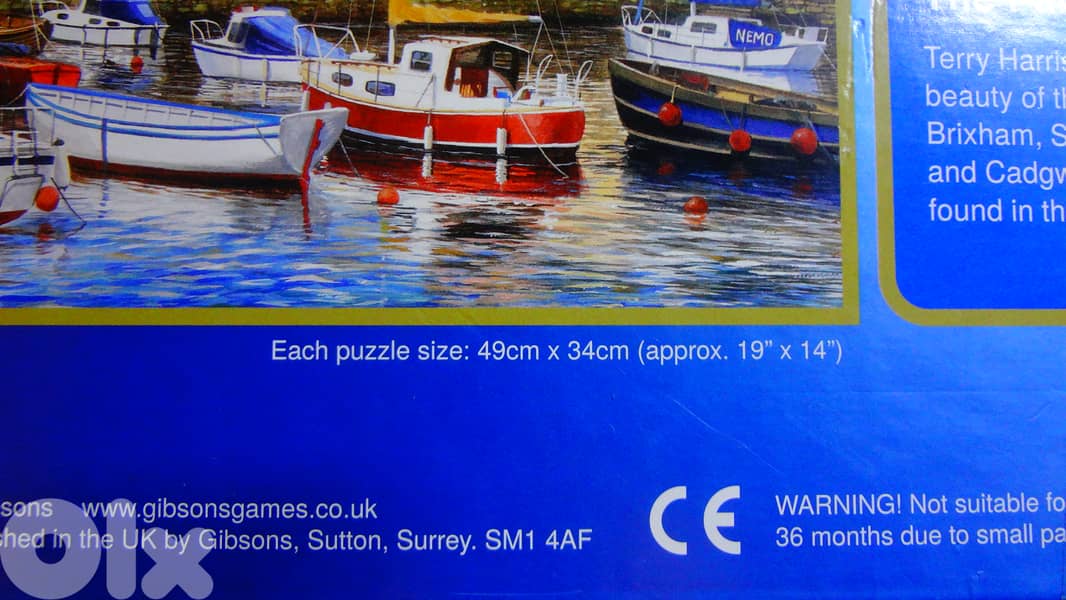 Gibsons West country puzzle 4 500pcs puzzles in one box 49*34 cm each 3